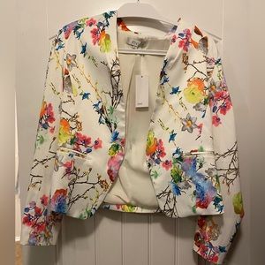 Floral Watercolor Blazer / Jacket